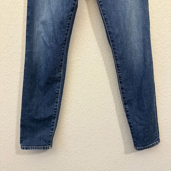 ALEXA CHUNG for AG ADRIANO GOLDSCHMIED Ankle Skinny Jeans in Blue - Picture 5 of 13